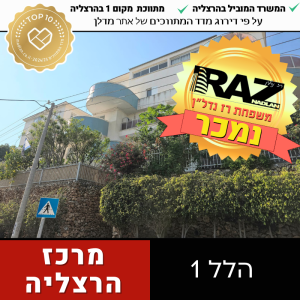 נמכר! בבלעדיות, דופלקס רח' הלל 1, מרכז השקט